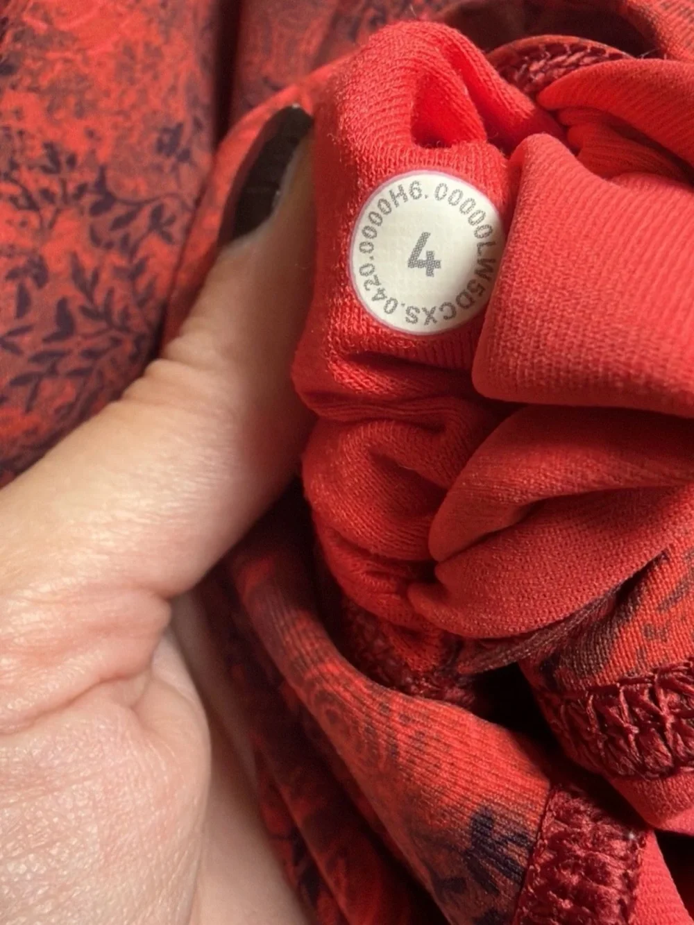 Lululemon Leggings 4 Small Red Lunar New Year